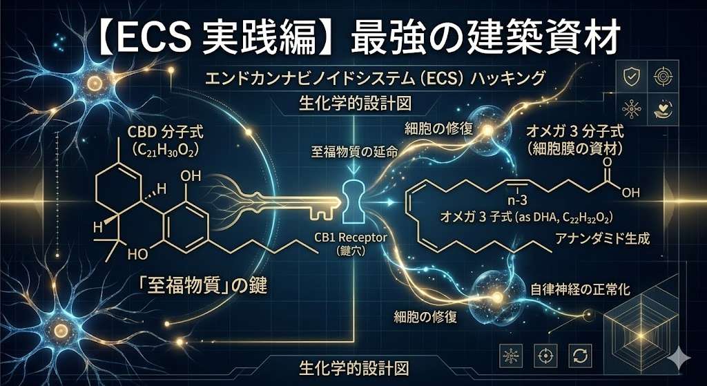 【ECS実践編】マスターOSを再起動させる「CBD・オメガ3」完全ガイド